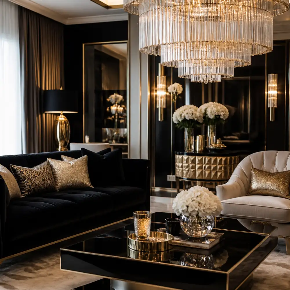 glamour interiér
